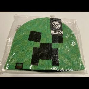 Jinx Minecraft Creeper Face Beanie Hat Boys&girls